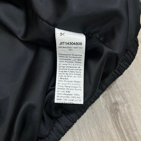 SHEIN Girls Black Quilted Hooded Long Puffer Jacket – Full Zip Size 10Y - Picture 9 of 10